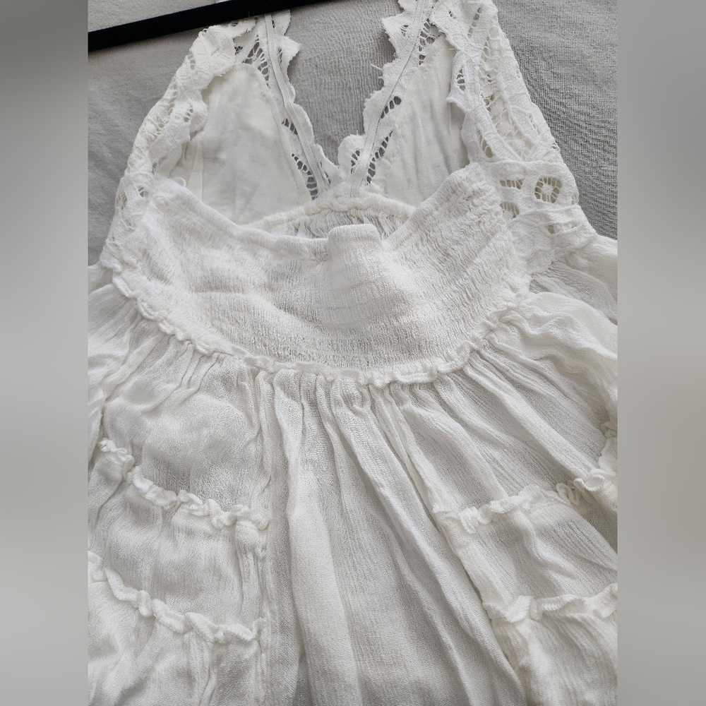 FREE PEOPLE Adella Halter Slip Dress ~WHITE ~VARIOUS SIZES **NEW - Picture 8 of 11